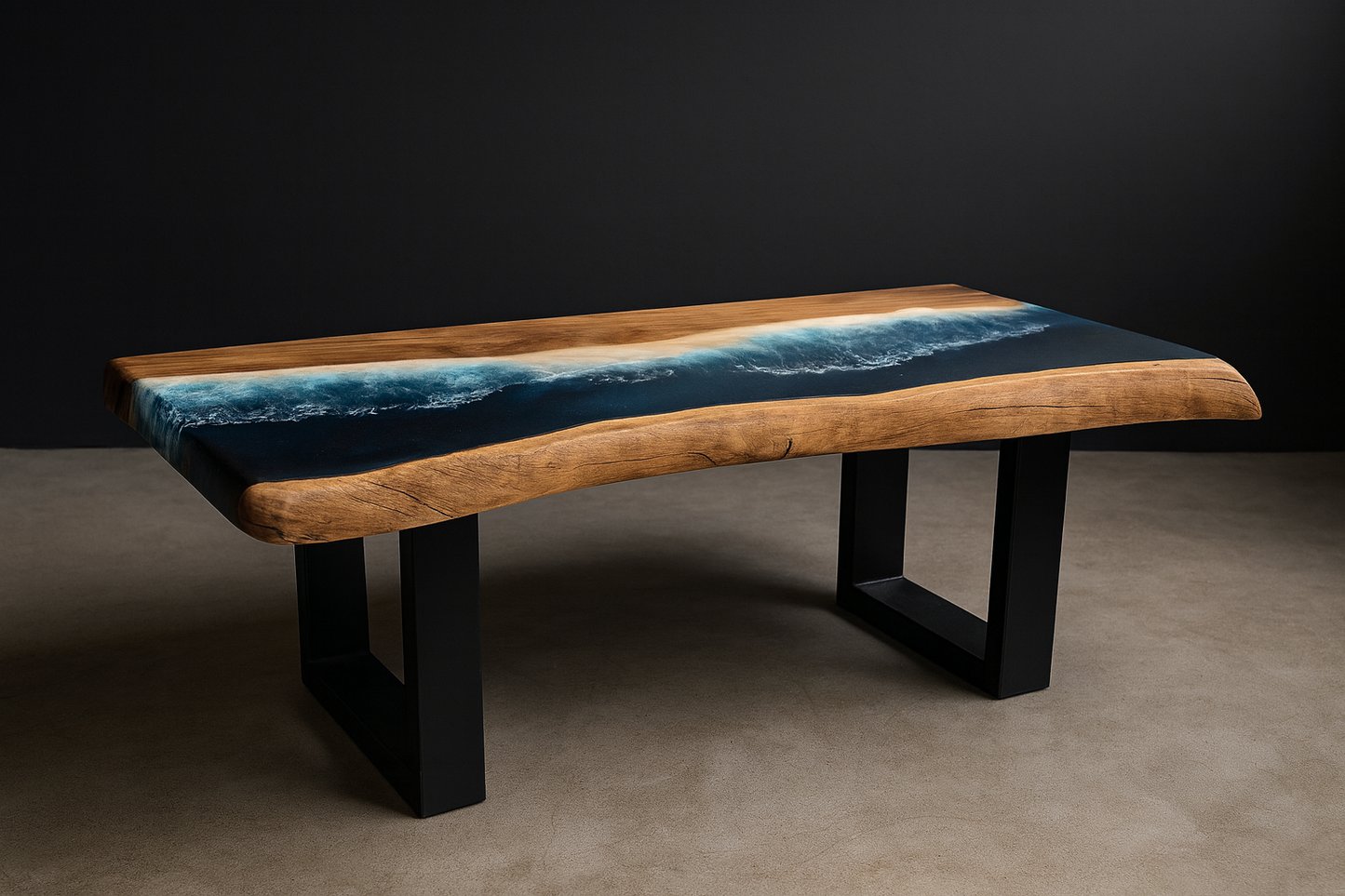 Acacia wood coffee table