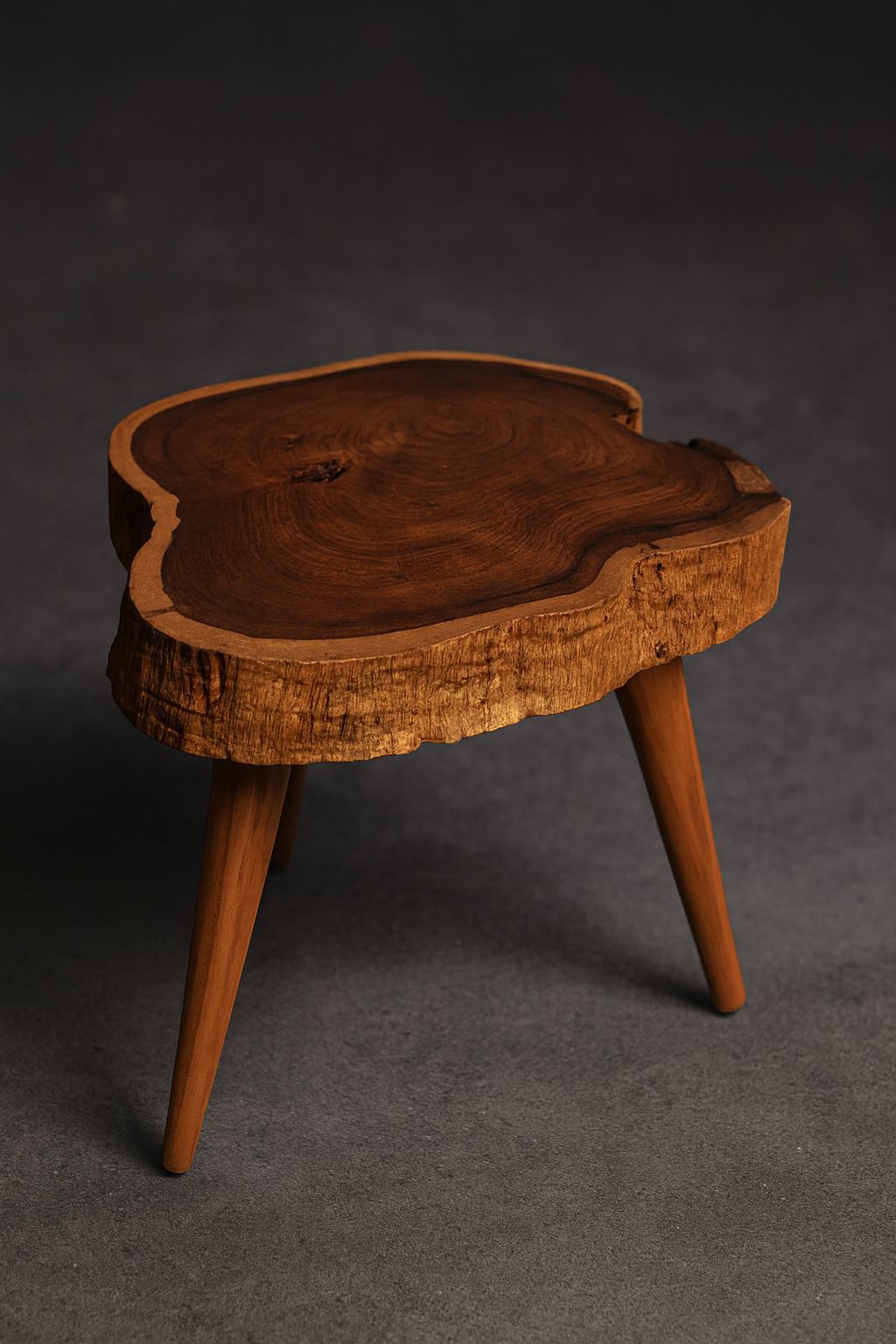 Indian Sissoo wood side table