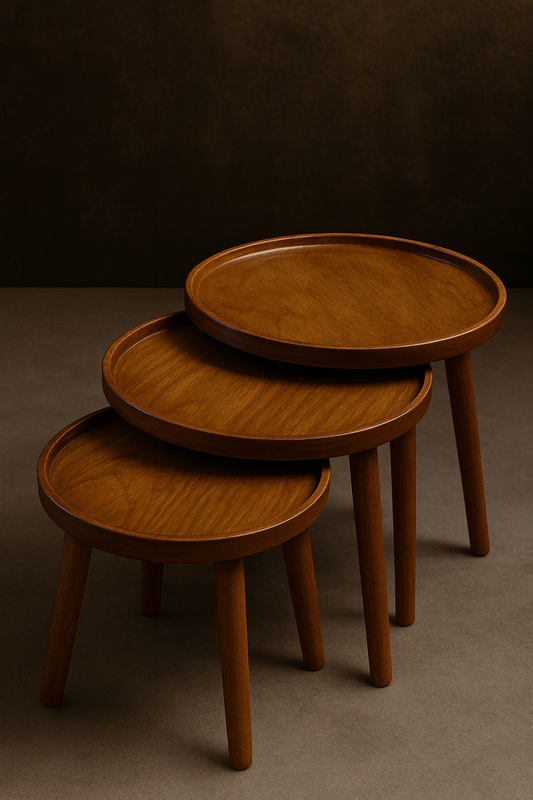 Round Nesting Tables (3 tables)